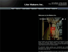 Tablet Screenshot of litemakers.com